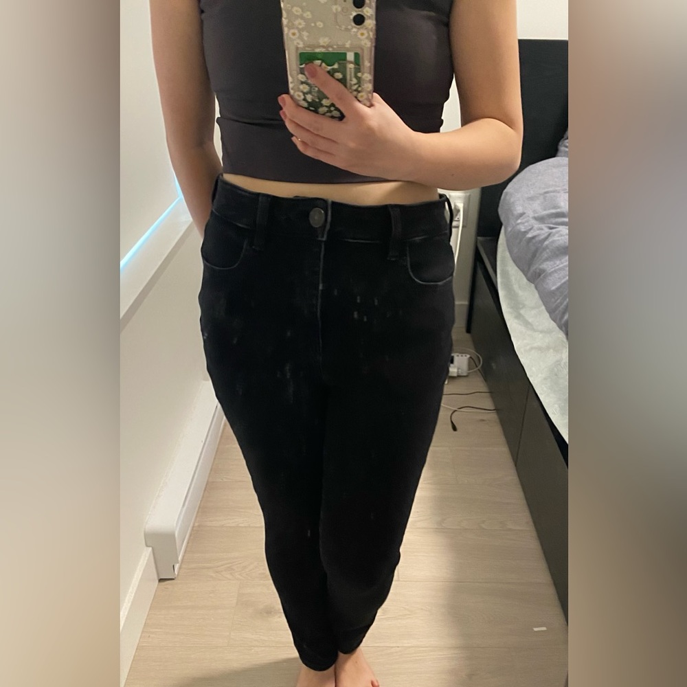 American Eagle Black Dream Jeggings (Short)